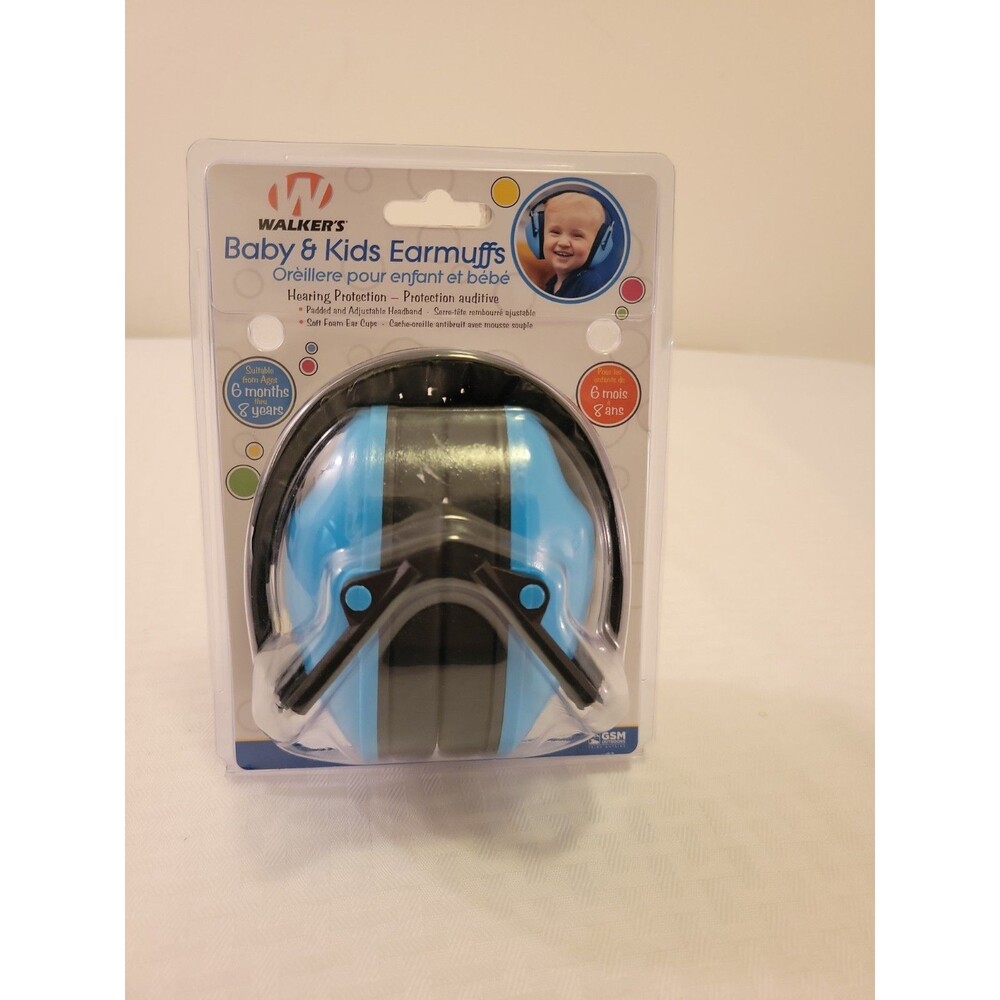 Walker's Children-Baby & Kids Hearing Protection/Folding Ear Muff, Blue